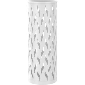Umbrella Stand Metal Umbrella Holder Hollowed Umbrella Rack Freestanding Umbrella Stand Rack Practical Umbrella Organizer Indoor Umbrella Storage Rack for Home Entryway(white-1-circular)