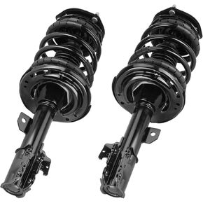 Front Complete Coil Spring Strut Assembly Shock Absorber Fit for Toyota Camry 2.4L/2.5L 2007-2011, Pair of Hydraulic Strut Shock Absorber Replace for 172307, 172308