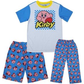 Bioworld Kirby Boys' Pajama 3 pc Pajama Set