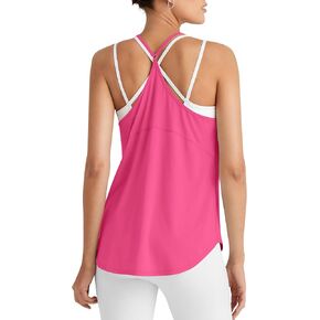 G4Free Womens Muscle Workout Tank Top Lightweight Athletic Gym Tops Fast Dry Racerback Running Tanks