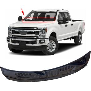 لوحة غلاف القربون ممسحة الزجاج الأمامي تتناسب مع 2017-2022 Ford F250 F350 F450 F550 Super Duty Front Grille Insert Level and Rime HC3Z-25022A68-AB HC3Z-25022A68-AA