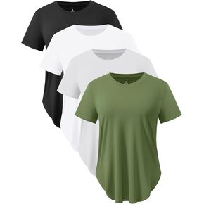 قمصان نجم vibe Womens تمرينات تنفس UPF 50+ سريع الجفاف في اليوغا تي شيرتات قصيرة الأكمام الصالة الرياضية تشغيل قمم المشي لمسافات طويلة
