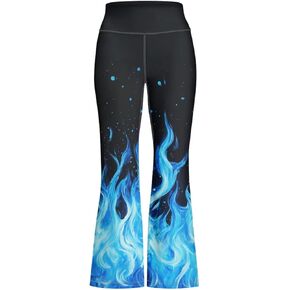 High Waist Yoga Pants Casual Long Flared Leggings Tight Sweatpants for 5-14 Girls