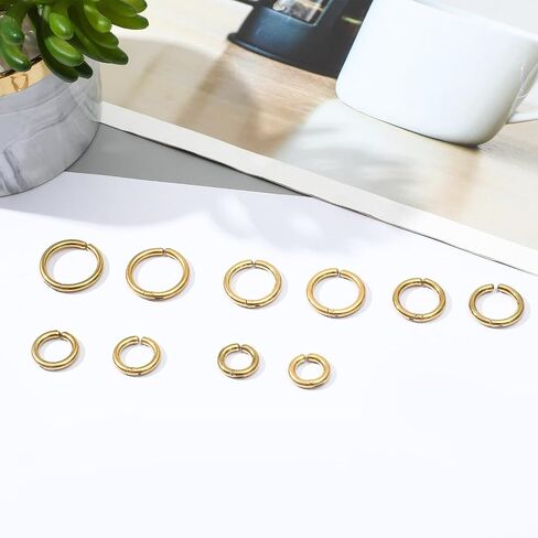NEWITIN 10 Pieces Gold Clip On Earrings for Men Stainless Steel Hoop Earring Non Piercing Fake Earring Unisex Clip on Hoop Earrings for Women Men in Kuwait