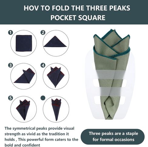 4Pcs Clear Invisible Pocket Square Holder for Men Pocket Square Scarf Organizer Tux Accessories for Men Vests Suits Jackets in Saudi Arabia