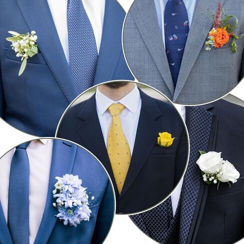 4Pcs Clear Invisible Pocket Square Holder for Men Pocket Square Scarf Organizer Tux Accessories for Men Vests Suits Jackets in Saudi Arabia