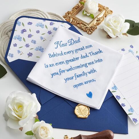 Mother of the Bride Gifts Wedding Handkerchief, AKI-106E-Mom in Kuwait