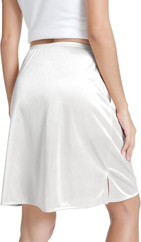 NACHILA Women's Half Slips for Underdress Anti-Static Underskirt Short Slit Half Slip S-XXL in Saudi Arabia