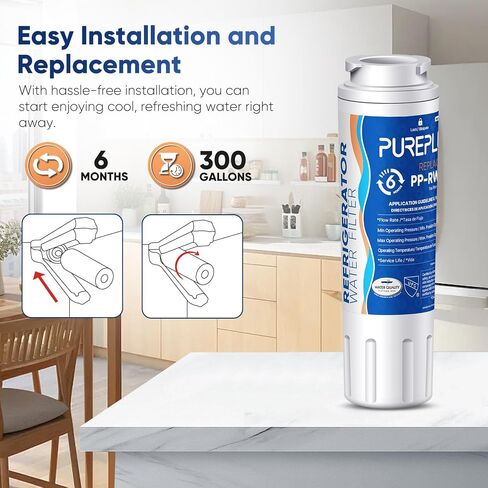 PUREPLUS UKF8001 NSF 401 & 473 & 53 & 42 Certified Replacement for Maytag UKF8001P, EDR4RXD1, Everydrop Filter 4, PUR 4396395, UKF8001AXX-200, UKF8001AXX-750 Refrigerator Water Filter, 3Pack in Saudi Arabia