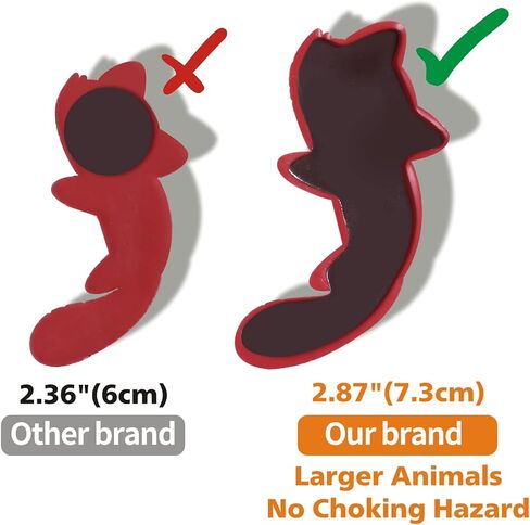 SUPINEEDO Fridge Magnet for Toddlers, Rubber Cute Animal Magnets for Baby,Refrigerator Magnets for Toddlers Educational Learning Toy Gift Whiteboard in Kuwait