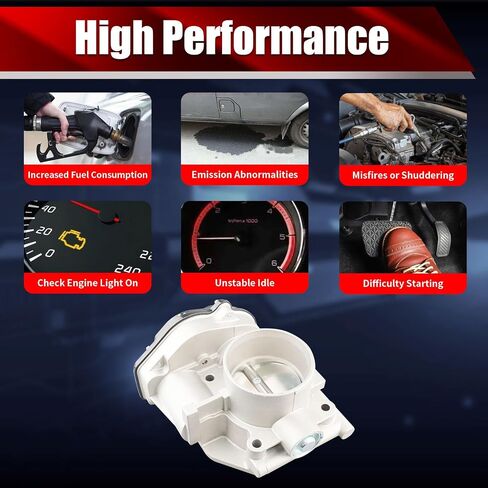 مجموعة جسم الخانق الإلكترونية S20174 متوافقة مع Ford F-150 2005-2008 4.2L V6 استبدال 6L3Z9E926B 977-602 TB1161 6E-6011 in Kuwait