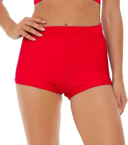 Bellecarrie Women's Swim Shorts High Waisted Bathing Suit Bottoms Tummy Control Swim Boyshorts Full Coverage Boardshort in Saudi Arabia