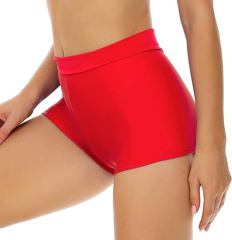 Bellecarrie Women's Swim Shorts High Waisted Bathing Suit Bottoms Tummy Control Swim Boyshorts Full Coverage Boardshort in Saudi Arabia