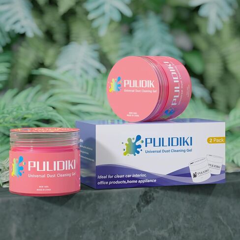 PULIDIKI جل تنظيف السيارة بالتفصيل معجون السيارة أدوات تفصيل السيارات منظف داخلي للسيارة لوازم تنظيف السيارات تنظيف الوحل ملحقات السيارة منظف لوحة المفاتيح برتقالي (عبوتان) in Kuwait