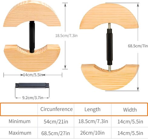 Hat Stretcher 4 Way Hats Expander Fitted Size 7 1/2 to 10 5/8 Wooden Hat Maintainers for Fedora Cowboy Caps in Saudi Arabia