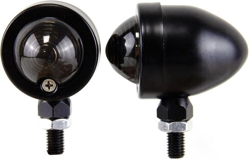 Motorcycle Turning Signal Lights Lamp for Suzuki Kawasaki Harley Davidson Choppers Cruisers Indicator Blinkers Light (black), XLW 0069 in Saudi Arabia