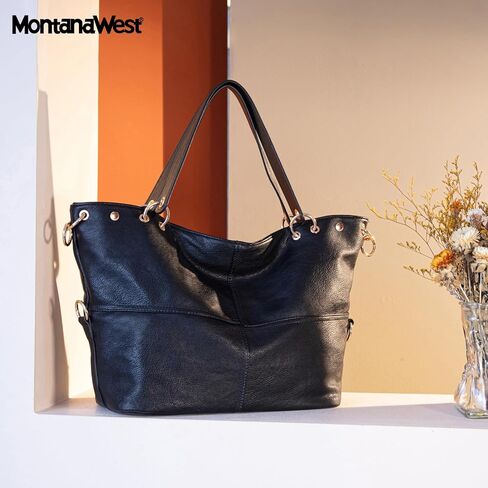 Montana West Tote Bag for Women Hobo Handbag Shoulder Top-handle Purses in Saudi Arabia