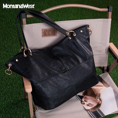 Montana West Tote Bag for Women Hobo Handbag Shoulder Top-handle Purses in Saudi Arabia