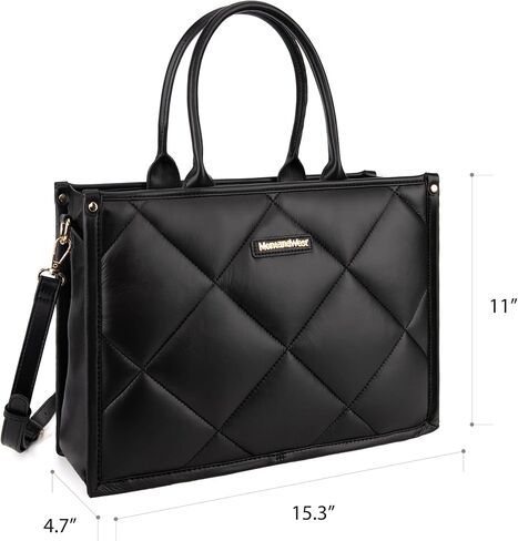 Montana West Large Puffy Tote Bag for Women Quilted Handbag Ladies Satchel in Saudi Arabia