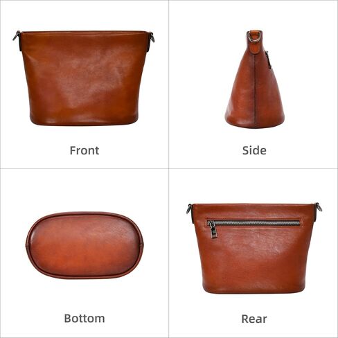 ISWEE LEALLE LEATHERS FOR Women Vintage Crossbody Bag Bag Women Women Counter Handbags Designer Hobo Pres in Kuwait