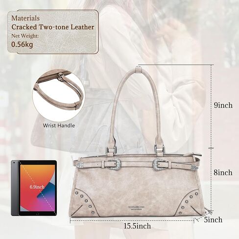 Shoulder Bag for Women Y2K Trendy Purse Top Handle Satchel Handbag Designer Vegan Leather Hobo Bag in Saudi Arabia