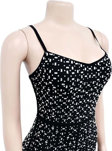 Women's Sparkle Rhinestone Jumpsuits for Women Sexy Party Night Out in Kuwait