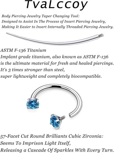 F136 Titanium 16g 8/10mm حدوة الحصص الحاجز حلقات الشفاه Percings Gistilage Helix Daith Action المجوهرات للنساء in Kuwait