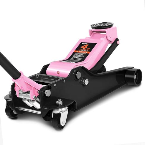 DNA Motoring Low Profile Hydraulic Trolley Service/Floor Jack, 2.5 Ton (5500 lbs) Capacity, Lifting Range 3.35"-15.16",Red, TOOLS-00676-RD in Kuwait