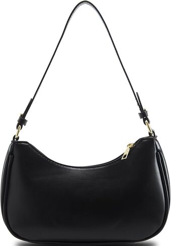 Shoulder Bag for Women Y2K Trendy Hobo Handbags Purse Vegan Leather Clutch Handbag with 2 Adjustable Removable Straps in Kuwait