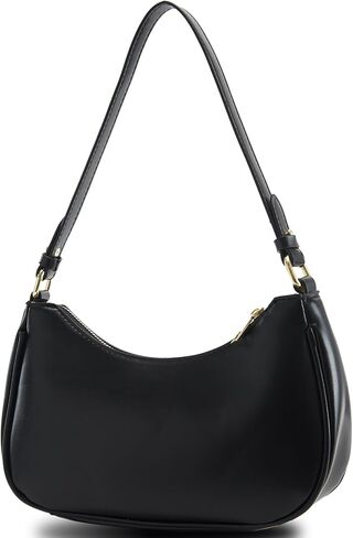 Shoulder Bag for Women Y2K Trendy Hobo Handbags Purse Vegan Leather Clutch Handbag with 2 Adjustable Removable Straps in Kuwait