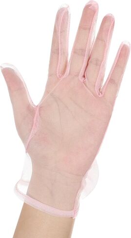 Women's Bow Short Sheer Mesh Tulle Gloves Wrist Length Wedding Evening Opera Tea Party Gloves in Saudi Arabia