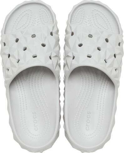 Crocs Unisex-Adult Classic Geometric Slide v2 Black in Saudi Arabia
