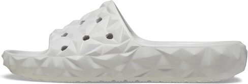 Crocs Unisex-Adult Classic Geometric Slide v2 Black in Saudi Arabia