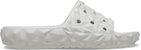 Crocs Unisex-Adult Classic Geometric Slide v2 Black in Saudi Arabia