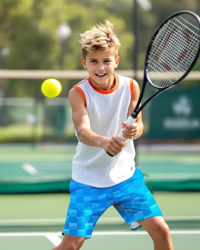 Boys' Athletic Shorts-Quick Dry Mesh Basketball Shorts with Pockets, Sports Performance Active Shorts Kids Youth in Saudi Arabia