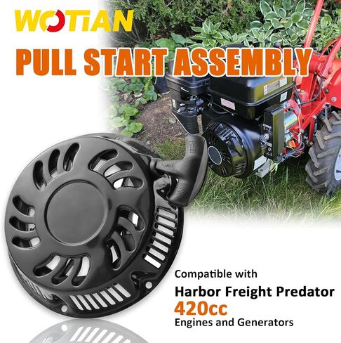 WOTIAN 212CC PULL Start متوافق مع Predator 212 START ASSEMBLY HARBOR FRIEGHT 196CC 212CC 225CC 6.5HP 7HP 7.5HP RECOIL Starter for Engine Presication Parts Pump Pumperator 69730 60363 in Kuwait