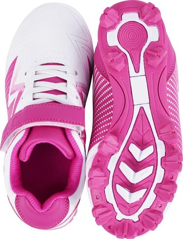 Baseball Cleats for Kids - Unisex-Child Rubber Molded Softball Cleat - Boys Girls Outdoor Athletic Shoes in Kuwait