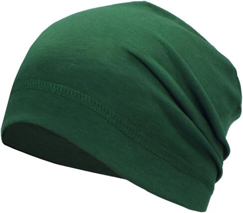Lightweight Cotton Beanie, Summer Skull Caps, Breathable Thin Sleep Hats for Running Cycling Hiking Fishing in Kuwait
