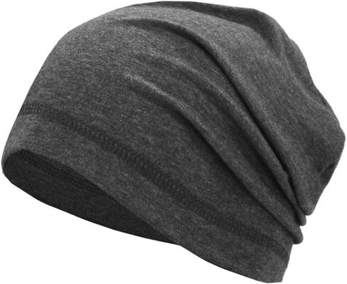 Lightweight Cotton Beanie, Summer Skull Caps, Breathable Thin Sleep Hats for Running Cycling Hiking Fishing in Kuwait