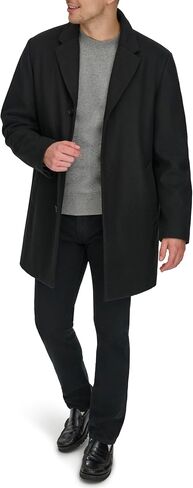 Dockers Men's Henry Wool Blend Top Coat in Saudi Arabia