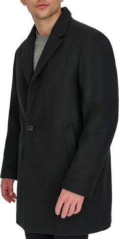 Dockers Men's Henry Wool Blend Top Coat in Saudi Arabia