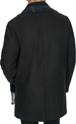Dockers Men's Henry Wool Blend Top Coat in Saudi Arabia