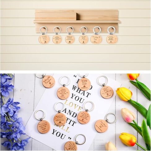 Fumete 50 Pcs Christian Bible Verse Keychains Bulk Inspirational Religious Wooden Key Chains Church Gifts for Men Women in Saudi Arabia