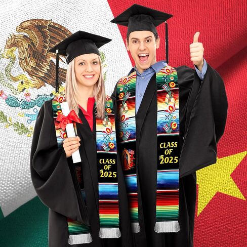 فئة Berlune لعام 2025 ، سرق التخرج المكسيكي Mexican Sash 80 '' in Kuwait