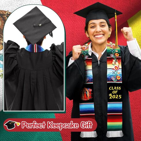 فئة Berlune لعام 2025 ، سرق التخرج المكسيكي Mexican Sash 80 '' in Kuwait