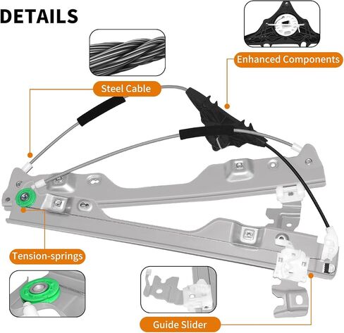 807211CA0A Replacement Front Driver Side Power Window Regulator no Motor for Infiniti FX35 FX37 FX50 QX70 2009-2017 in Saudi Arabia