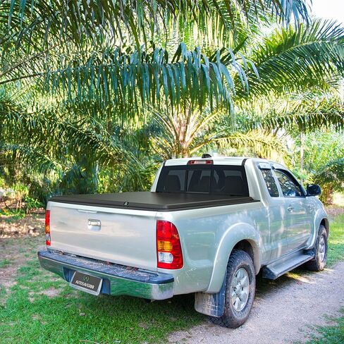 AUTOSAVER88 Soft Tri-fold Truck Bed Tonneau Cover Fits for Toyota Tundra 2022 2023 2024 2025 5.5ft Bed with Deck Rail System(Excl. Trail Edition) in Saudi Arabia