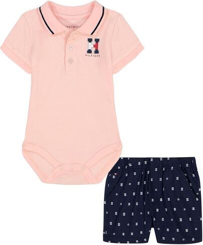 Tommy Hilfiger boys 2pc Polo Short Set in Saudi Arabia