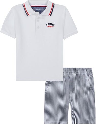 Tommy Hilfiger boys 2pc Polo Short Set in Saudi Arabia