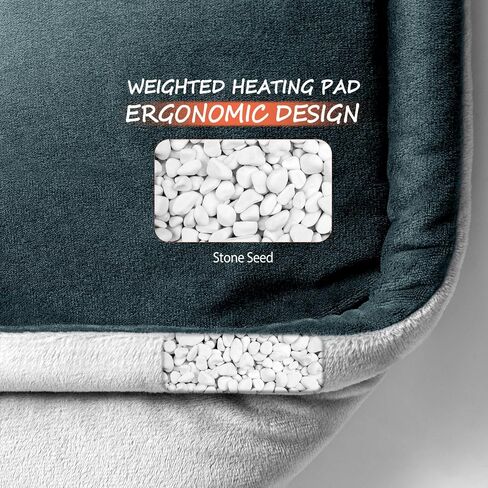 Fathers Day Neck Heating Pad Gifts for Dad, Men, XL Weighted Shoulder Heat Pad, Back Pain Relief Heat Pads, Gifts for Mom, Women and Birthday, Mother's Day, Christmas Warm Gifts, 23'' x 17'' in Saudi Arabia